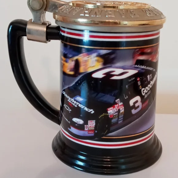 Dale Earnhardt Sr.. Collector Tankard, Stein The intimidator Franklin Mint - Picture 2 of 8